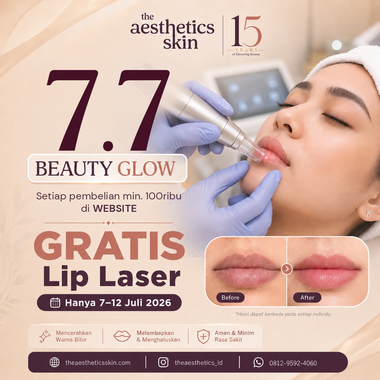 7.7 Promos The Aesthetics Skin